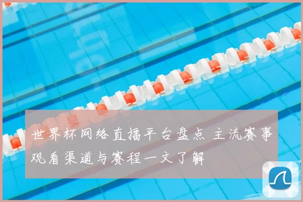 世界杯网络直播平台盘点 主流赛事观看渠道与赛程一文了解